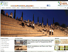 Tablet Screenshot of parcotreja.it
